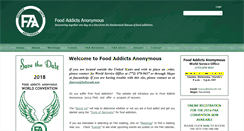 Desktop Screenshot of foodaddictsanonymous.org